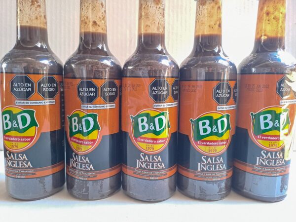 Salsa Inglesa  B & D 500 ml - Imagen 3