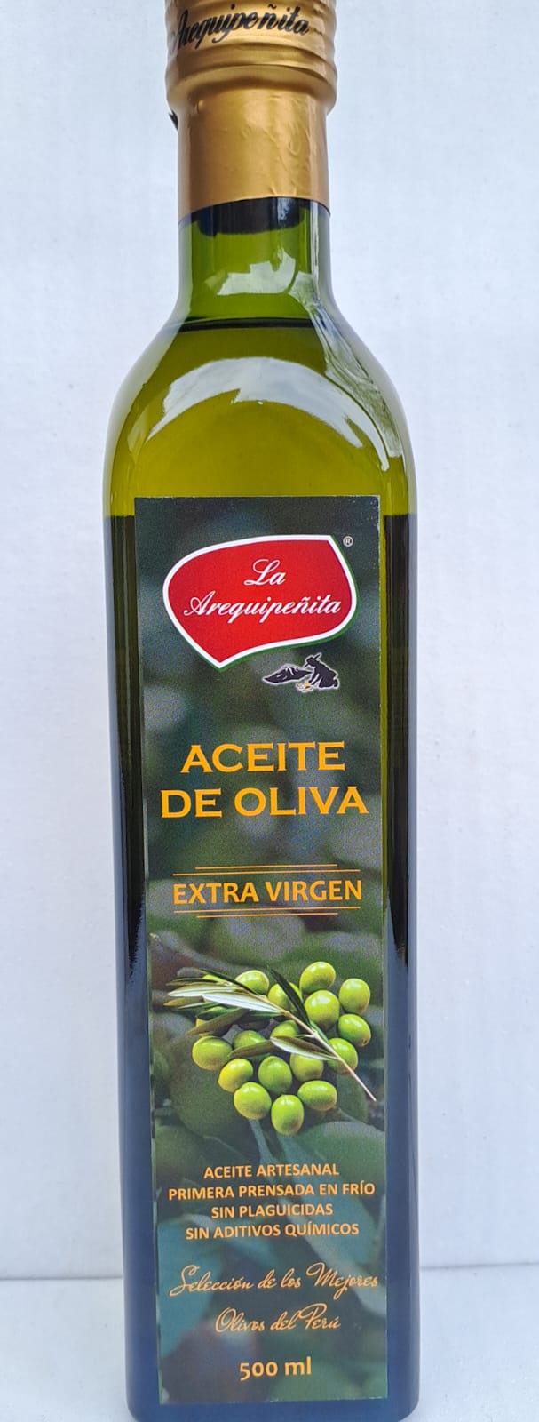 Aceite de Oliva 500 ML. La Arequipeñita. - Imagen 2
