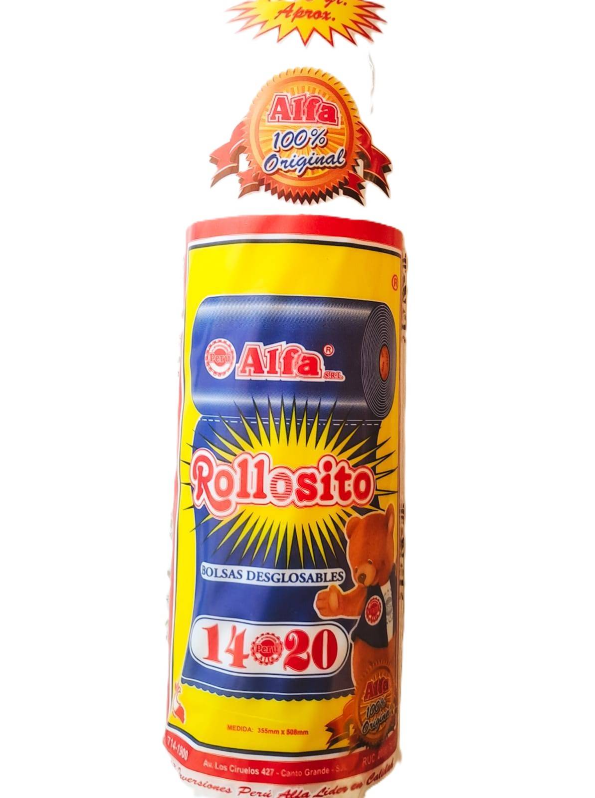 Bolsa Rollo 14 x 20 Alfa