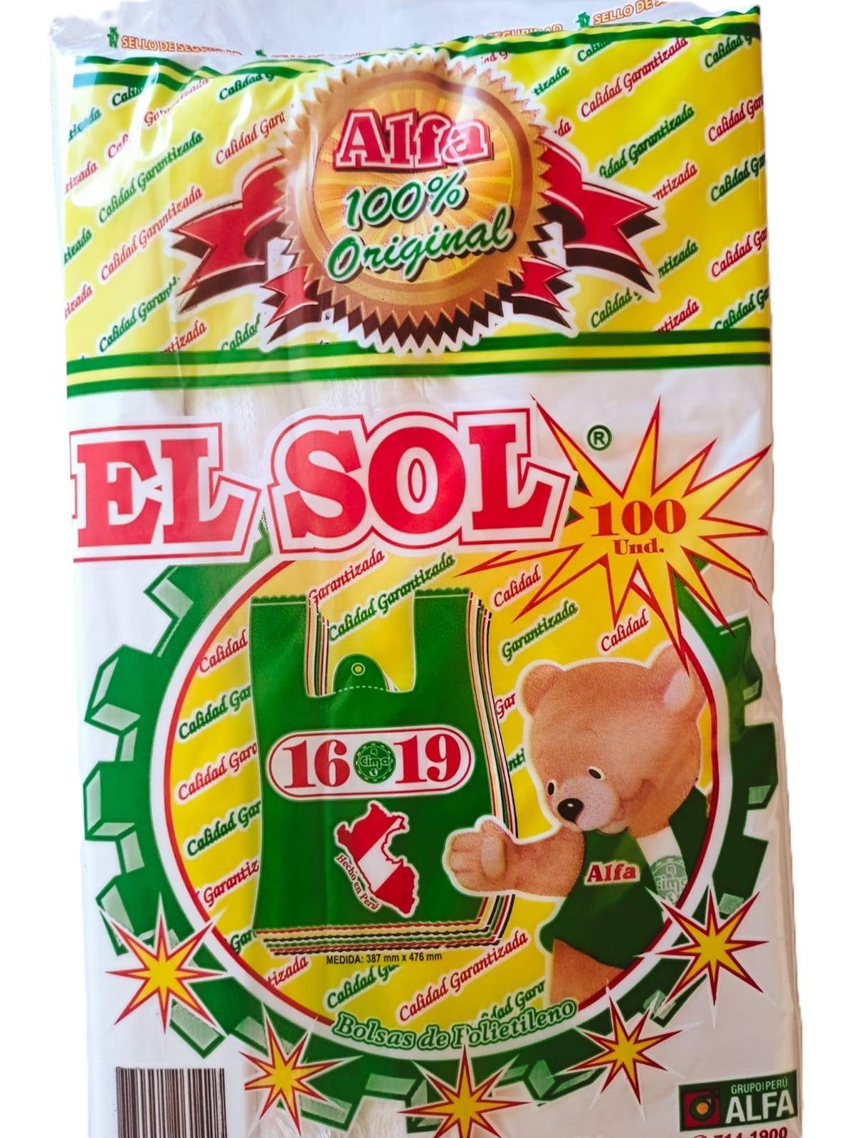 Bolsa Chequera 16 x 19 Alfa