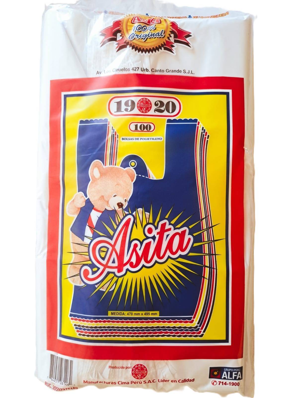 Bolsa Chequera 19 x 20 Alfa