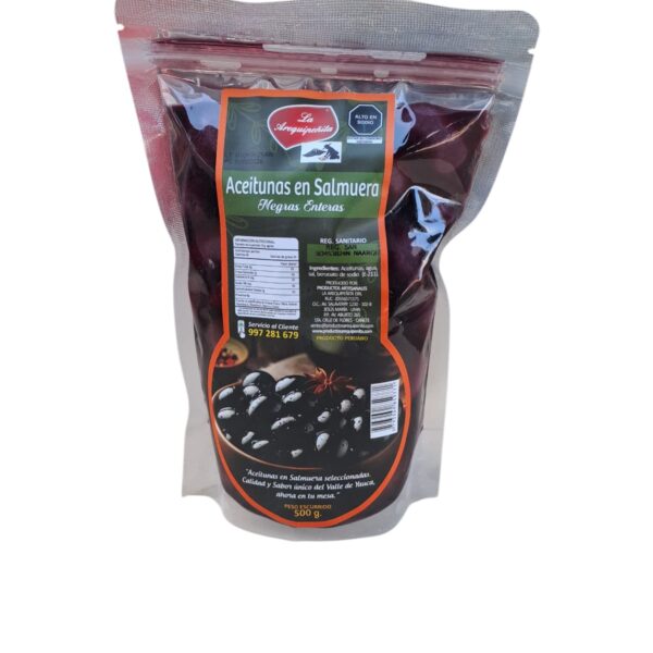 Aceituna Envasada Arequipeña 500 g